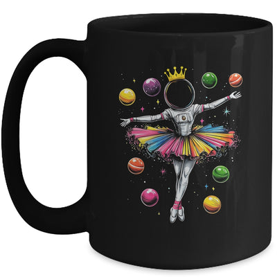Cute Ballerina Girl Space Astronaut Design Ballet Dance Mug | teecentury