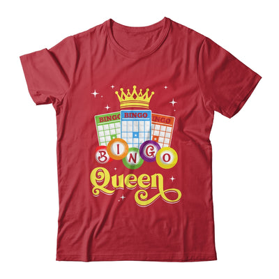 Cute Bingo Queen Lovers Designs For Women Mom Casino Players Shirt & Tank Top | teecentury