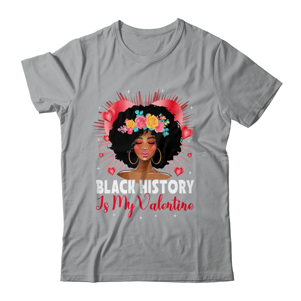 Cute Black History Is My Valentine African American Women Shirt & Tank Top | teecentury