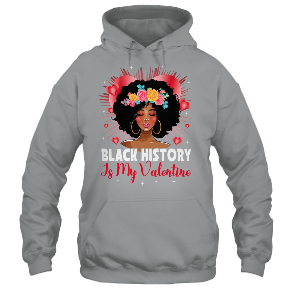 Cute Black History Is My Valentine African American Women Shirt & Tank Top | teecentury