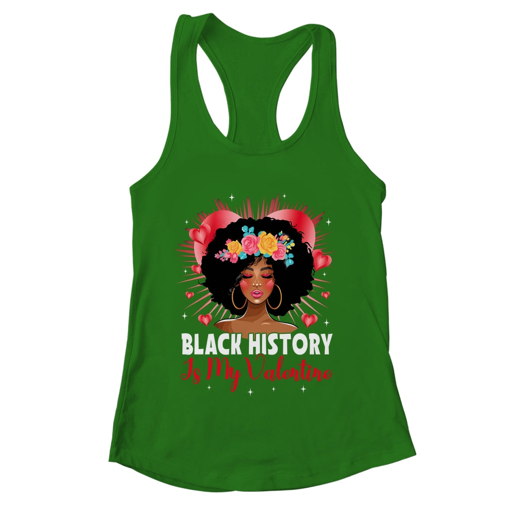 Cute Black History Is My Valentine African American Women Shirt & Tank Top | teecentury