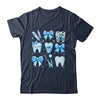 Cute Blue Coquette Bow Teeth Dentist Squad Dental Assistant Shirt & Hoodie | teecentury