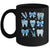 Cute Blue Coquette Bow Teeth Dentist Squad Dental Assistant Mug | teecentury