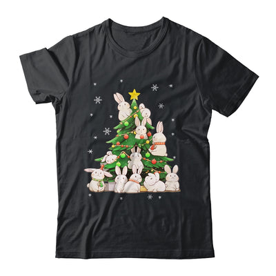 Cute Bunny Christmas Tree Bunny For Girl Women Xmas Shirt & Sweatshirt | teecentury