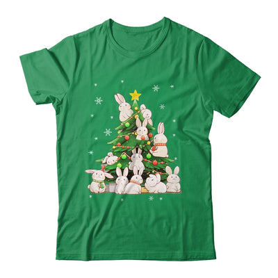 Cute Bunny Christmas Tree Bunny For Girl Women Xmas Shirt & Sweatshirt | teecentury