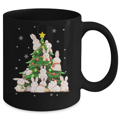 Cute Bunny Christmas Tree Bunny For Girl Women Xmas Mug | teecentury