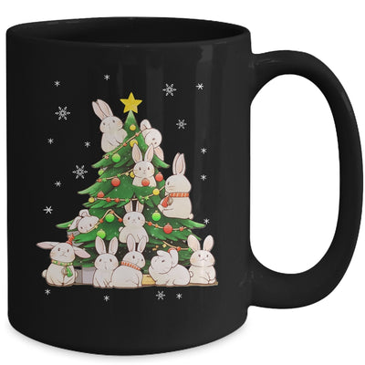 Cute Bunny Christmas Tree Bunny For Girl Women Xmas Mug | teecentury