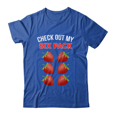Cute Check Out My Six Pack Funny Strawberry Lover Men Women Shirt & Hoodie | teecentury