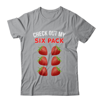 Cute Check Out My Six Pack Funny Strawberry Lover Men Women Shirt & Hoodie | teecentury