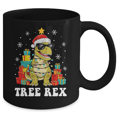 Cute Christmas Dinosaur Tree Rex Xmas T-rex Boys Kid Mug | teecentury
