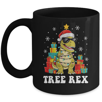 Cute Christmas Dinosaur Tree Rex Xmas T-rex Boys Kid Mug | teecentury