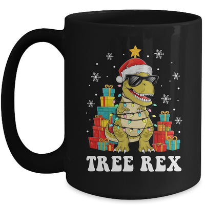 Cute Christmas Dinosaur Tree Rex Xmas T-rex Boys Kid Mug | teecentury
