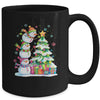 Cute Christmas Snowman Funny Christmas Tree Vintage Xmas Mug | teecentury