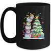 Cute Christmas Snowman Funny Christmas Tree Vintage Xmas Mug | teecentury