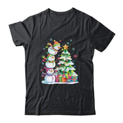 Cute Christmas Snowman Funny Christmas Tree Vintage Xmas Shirt & Sweatshirt | teecentury