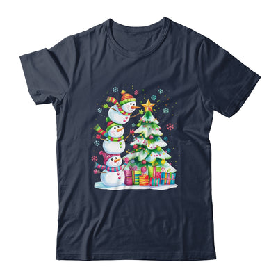 Cute Christmas Snowman Funny Christmas Tree Vintage Xmas Shirt & Sweatshirt | teecentury