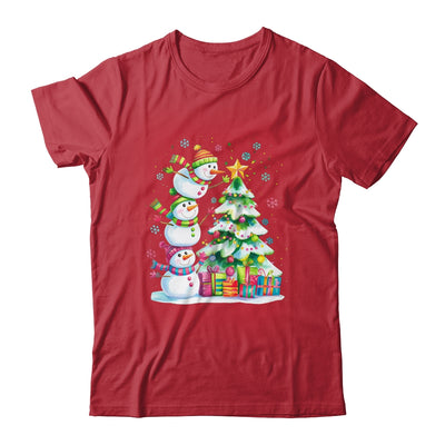 Cute Christmas Snowman Funny Christmas Tree Vintage Xmas Shirt & Sweatshirt | teecentury