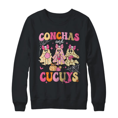 Cute Conchas And Cucuys Ghost Funny Mexican Halloween Girls Shirt & Sweatshirt | teecentury