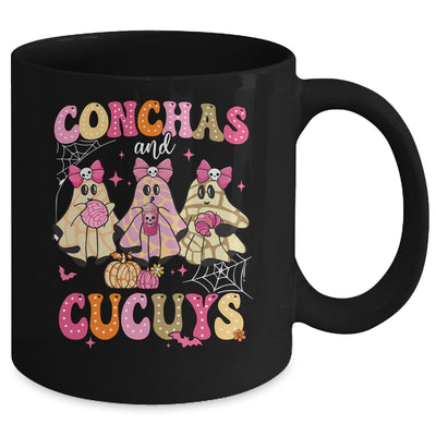 Cute Conchas And Cucuys Ghost Funny Mexican Halloween Girls Mug | teecentury
