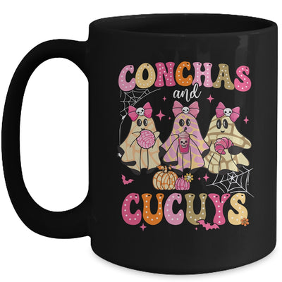 Cute Conchas And Cucuys Ghost Funny Mexican Halloween Girls Mug | teecentury
