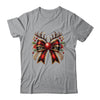 Cute Coquette Bow Coquette Christmas Reindeer Bow Women Girl Shirt & Sweatshirt | teecentury