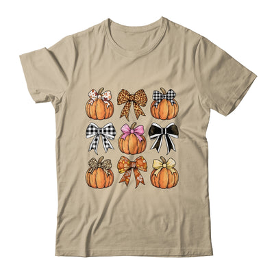 Cute Coquette Bows Pumpkin Season Halloween Autumn Fall Shirt & Sweatshirt | teecentury