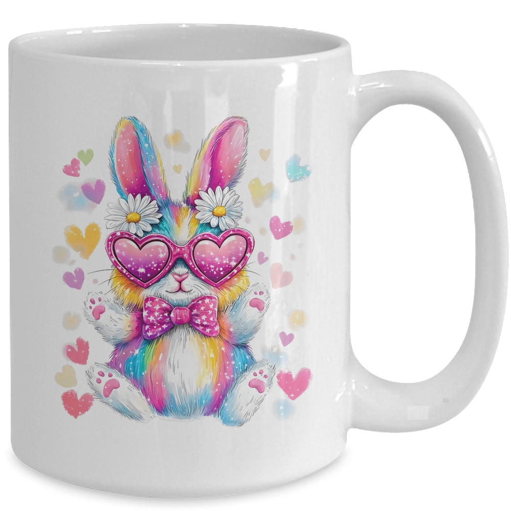 Cute Coquette Tie Dye Rabbit Easter Bunny Women Girl Kids Mug | teecentury