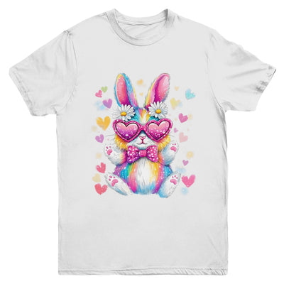 Cute Coquette Tie Dye Rabbit Easter Bunny Women Girl Kids Youth Shirt | teecentury
