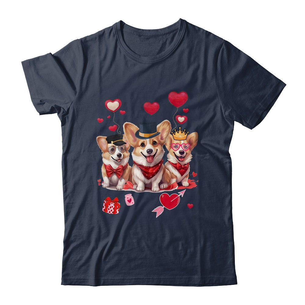 Cute Corgi Valentine's Day Heart Pet Dog Animal Lover Shirt & Tank Top | teecentury