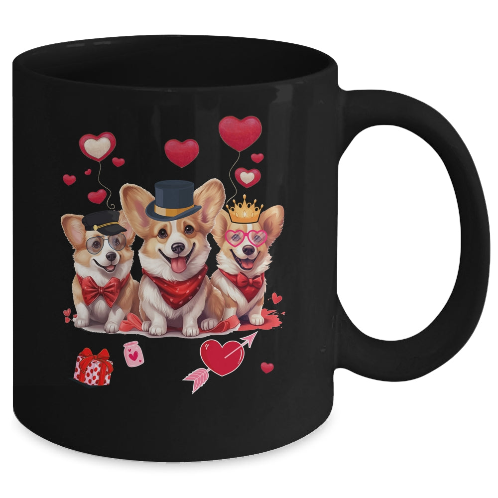 Cute Corgi Valentine's Day Heart Pet Dog Animal Lover Mug | teecentury