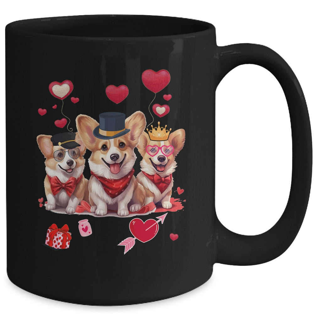 Cute Corgi Valentine's Day Heart Pet Dog Animal Lover Mug | teecentury