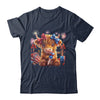 Cute Cow Popsicle 4th Of July Firework USA American Shirt & Tank Top | teecentury