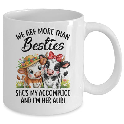 Cute Cow We Are More Than Besties Funny Friends Girls Women Mug | teecentury