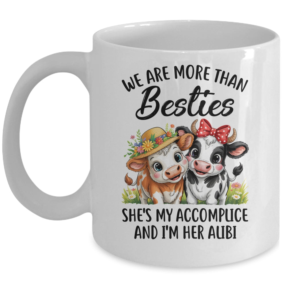 Cute Cow We Are More Than Besties Funny Friends Girls Women Mug | teecentury