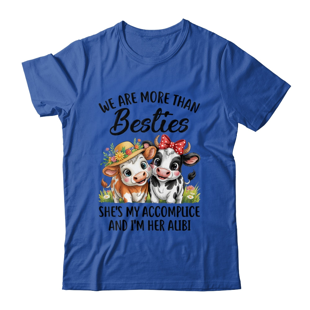 Cute Cow We Are More Than Besties Funny Friends Girls Women Shirt & Tank Top | teecentury