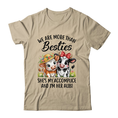 Cute Cow We Are More Than Besties Funny Friends Girls Women Shirt & Tank Top | teecentury