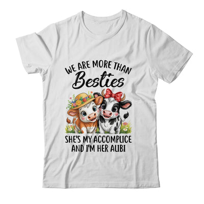 Cute Cow We Are More Than Besties Funny Friends Girls Women Shirt & Tank Top | teecentury