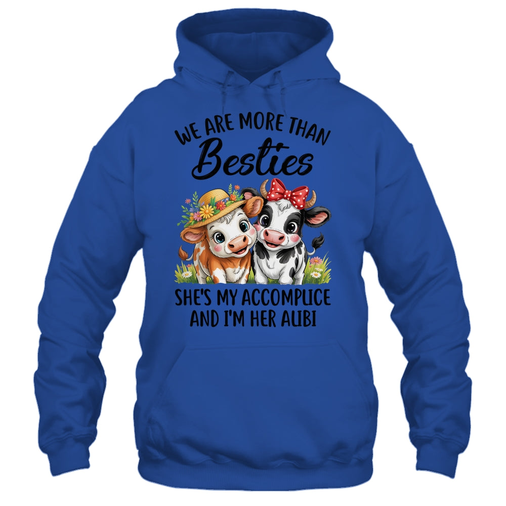 Cute Cow We Are More Than Besties Funny Friends Girls Women Shirt & Tank Top | teecentury
