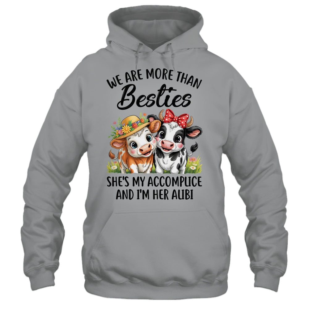 Cute Cow We Are More Than Besties Funny Friends Girls Women Shirt & Tank Top | teecentury