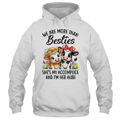 Cute Cow We Are More Than Besties Funny Friends Girls Women Shirt & Tank Top | teecentury