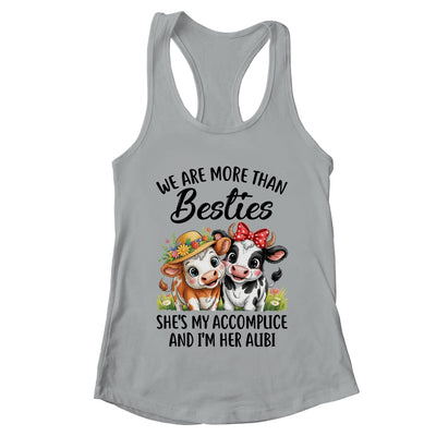 Cute Cow We Are More Than Besties Funny Friends Girls Women Shirt & Tank Top | teecentury