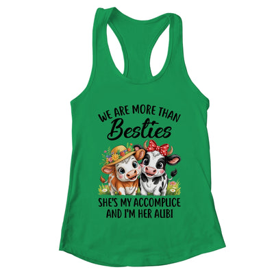 Cute Cow We Are More Than Besties Funny Friends Girls Women Shirt & Tank Top | teecentury