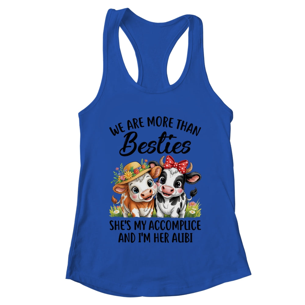 Cute Cow We Are More Than Besties Funny Friends Girls Women Shirt & Tank Top | teecentury