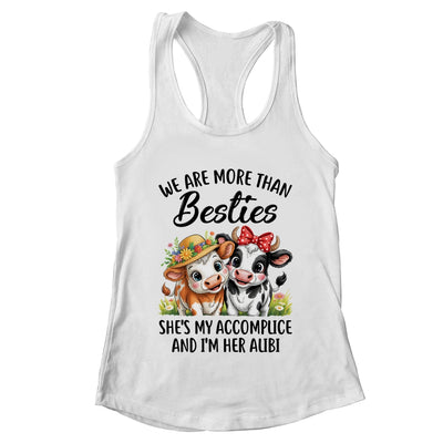 Cute Cow We Are More Than Besties Funny Friends Girls Women Shirt & Tank Top | teecentury