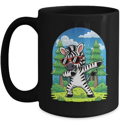 Cute Dabbing Zebra Costume Kids Girls Boys Animal Print Mug | teecentury