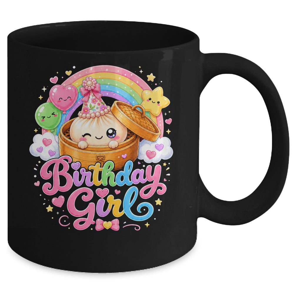 Cute Dumpling Birthday Girl Kawaii Pastel Anime Lovers Kids Mug | teecentury