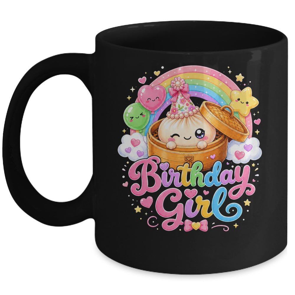 Cute Dumpling Birthday Girl Kawaii Pastel Anime Lovers Kids Mug | teecentury