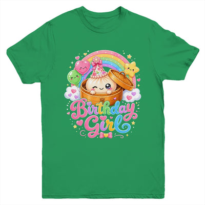 Cute Dumpling Birthday Girl Kawaii Pastel Anime Lovers Kids Youth Shirt | teecentury