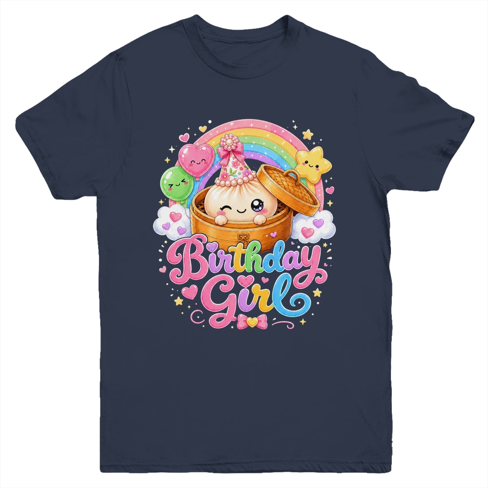Cute Dumpling Birthday Girl Kawaii Pastel Anime Lovers Kids Youth Shirt | teecentury