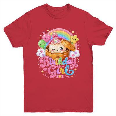 Cute Dumpling Birthday Girl Kawaii Pastel Anime Lovers Kids Youth Shirt | teecentury